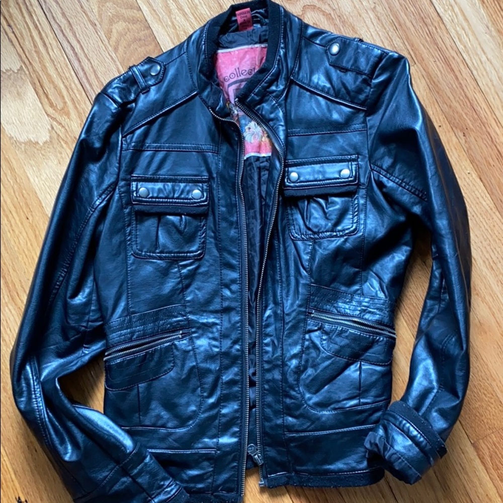 Worn Leather Jacket